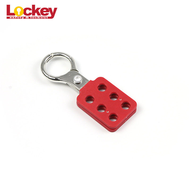 Wear Resistance Safety Lockout Hasp Aluminum Material With 25mm 38mm Shackle